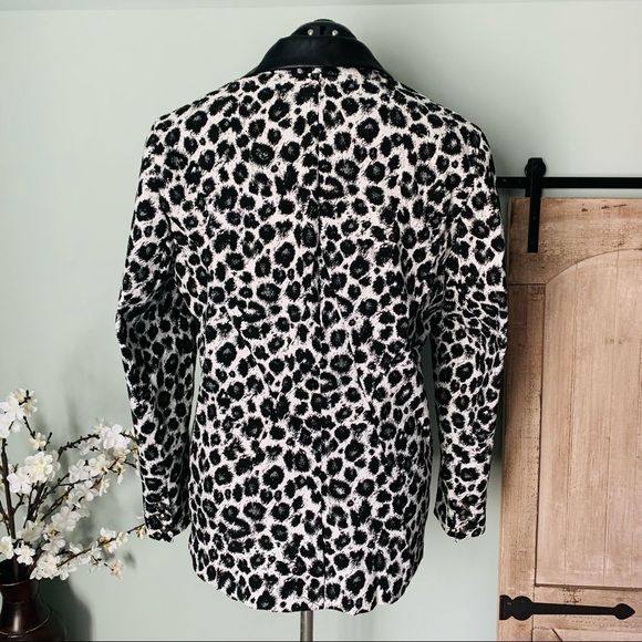 Lane Bryant Leopard Print "Bryant Blazer" Size 24 - Picture 13 of 15
